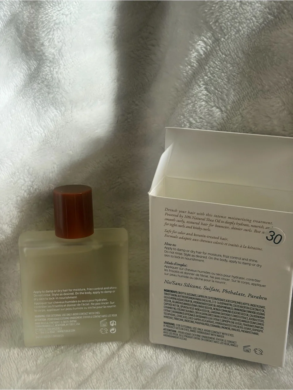 FEKKAI Shea Butter Intense Oil for Hair + Body - Full Size 50 ml/1.7 oz In Box